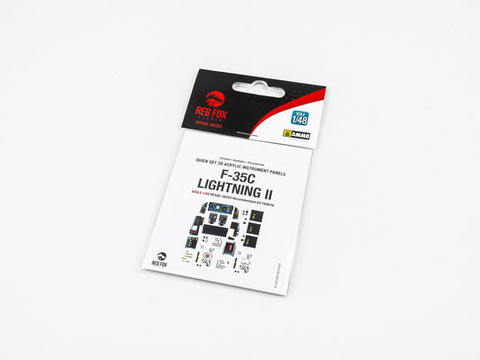 Red Fox Studio RFS-48203 1:48 F-35C Lightnig II 3D Acrylic Instrument Panel