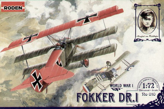 Roden 010 1:72 Fokker Dr.I Triplane