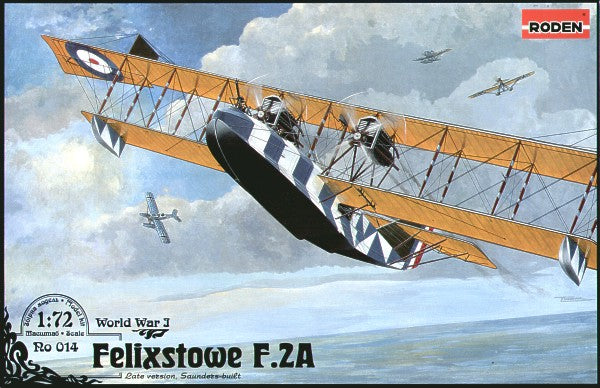 Roden 014 1:72 Felixstowe F.2A Flying Boat