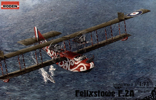 Roden 019 1:72 Felixstowe F.2A Flying Boat (Early Version)
