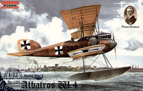 Roden 028 1:72 Albatros W.4 Floatplane Early Version
