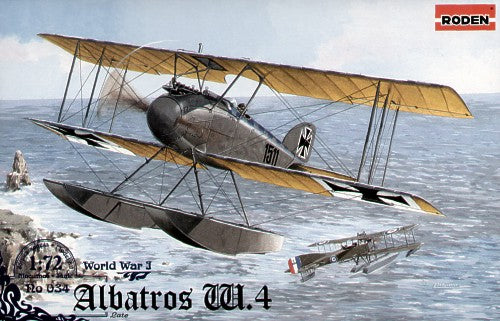 Roden 034 1:72 Albatros W.4 Floatplane Late Version