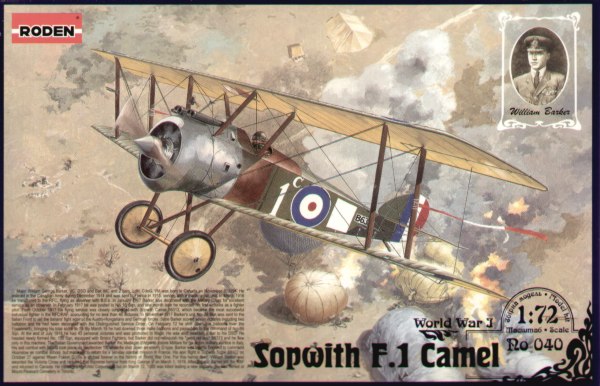 Roden 040 1:72 Sopwith Camel F.1