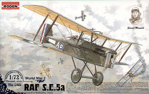 Roden 045 1:72 Royal_Aircraft_Factory S.E.5a with Wolseley Viper Engine