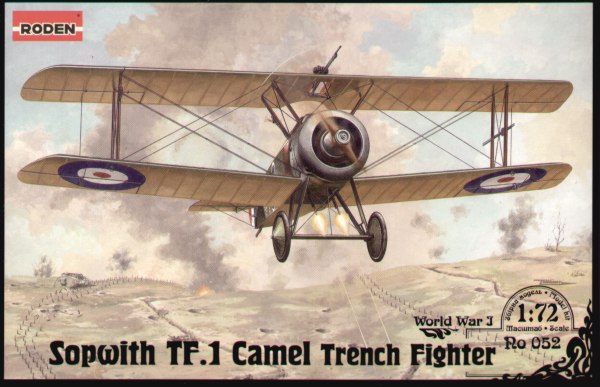 Roden 052 1:72 Sopwith Camel TF.1
