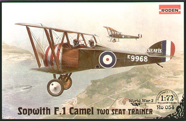 Roden 054 1:72 Sopwith F.1 Camel Two Seat Trainer
