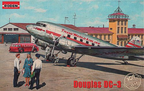 Roden 309 1:144 Douglas DC-3 Trans World Airlines, late 1930s