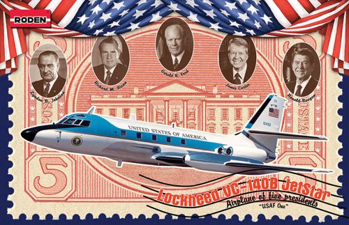 Roden 324 1:144 Lockheed VC-140B Jetstar