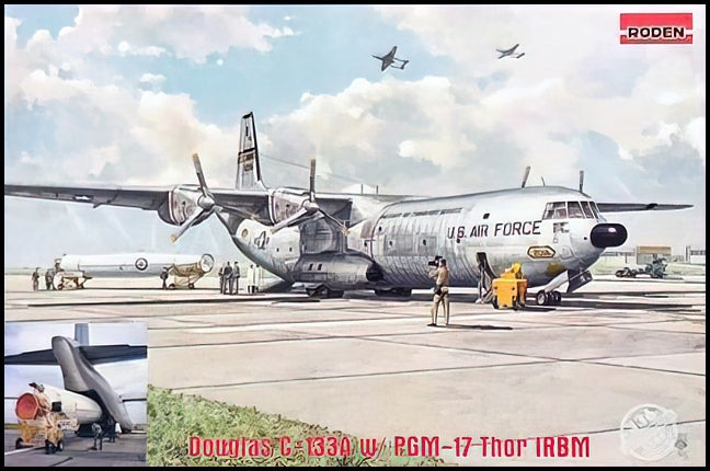 Roden 336 1:144 Douglas C-133A with PGM-17 Thor IRBM