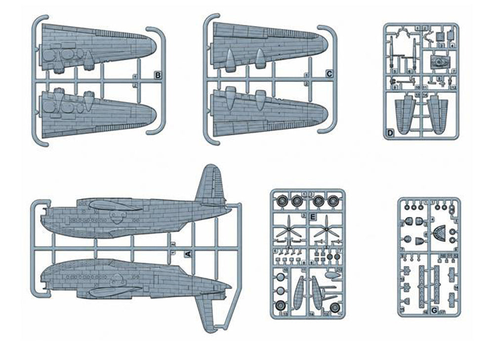 Roden 353 1:144 Short S.25 Sunderland Mk.III/V Flying Boat