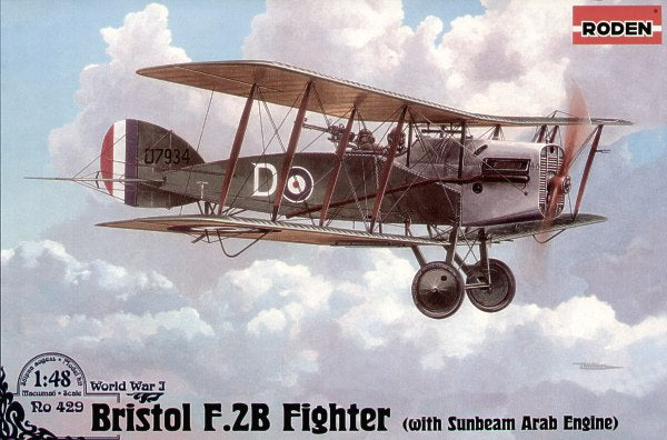 Roden 429 1:48 Bristol F.2B Fighter with Sunbeam Arab Engine