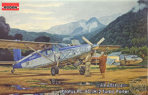 Roden 440 1:48 Pilatus PC-6 /H2 Turbo Porter 'AIR AMERICA'