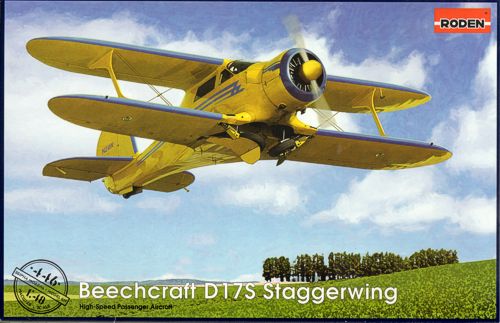 Roden 446 1:48 Beechcraft D17S Staggerwing