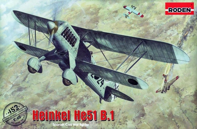 Roden 452 1:48 Heinkel He-51B-1