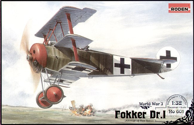 Roden 601 1:32 Fokker Dr.I Triplane