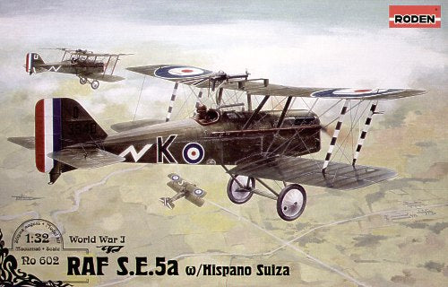 Roden 602 1:32 Royal_Aircraft_Factory S.E.5A with Hispano Suiza Engine