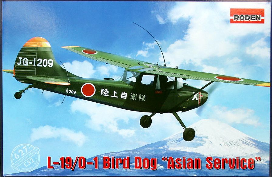 Roden 627 1:32 Cessna L-19/O-1 Bird Dog Asian Service