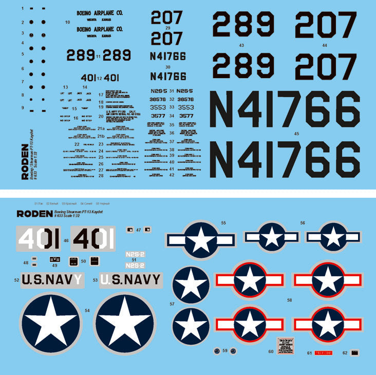 Roden 633 1:32 Boeing/Stearman PT-13/N2S-2/N2S-5 Kaydet