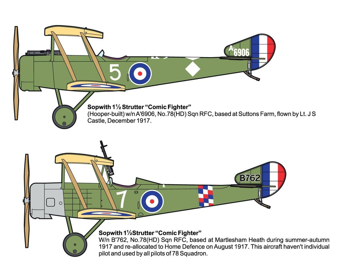 Roden 637 1:32 Sopwith 1Â½ Strutter WWI Comic Fighter, 1917/18