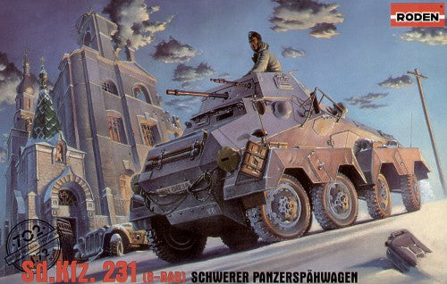 Roden 702 1:72 German Sd.Kfz.231 (8-Rad) Schwerer Panzerspahwagen