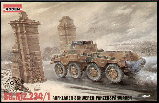Roden 703 1:72 German Sd.Kfz.234/1 Panzerspahwagen