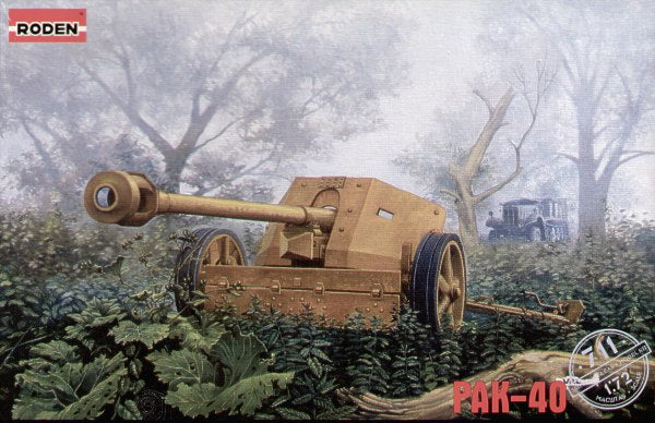 Roden 711 1:72 PaK-40 German WWII Field Gun