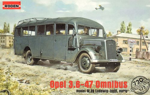 Roden 720 1:72 Opel 3.6-47 Ominbus type W.39 Ludewig Early