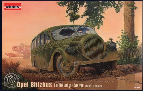 Roden 728 1:72 Opel Blitzbus Ludewig 'Aero' (WWII Service)