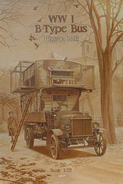 Roden 737 1:72 WWI Type B Omnibus 'Pigeon Loft'