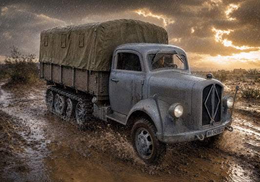 Roden 742 1:72 Borgward B3000 Maultier Half-Track Truck