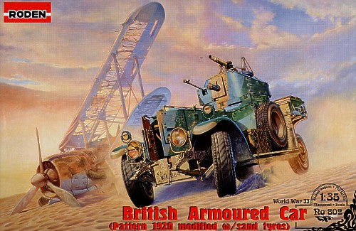 Roden 802 1:35 Armoured Car R-R 1920 Pattern with Sand Tyres