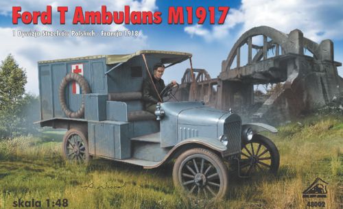RPM 48002 1:48 Ford T - Ambulance M.1917