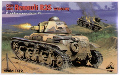 RPM 72212 1:72 Renault R35 Early Version (Poland - 1939)