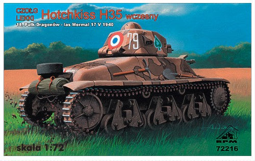 RPM 72216 1:72 French Hotchkiss H-35 Early Version France 1940 with 37mm SA18 Gun