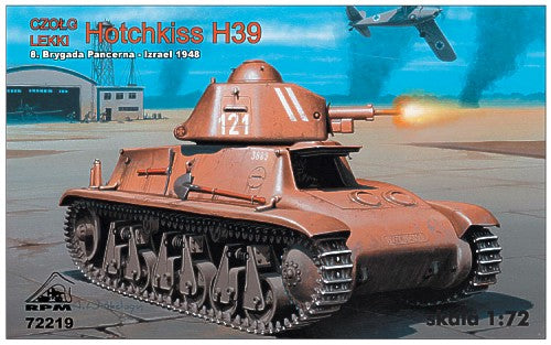 RPM 72219 1:72 French Hotchkiss H-39 Israel 1948 with 37mm SA38 Gun