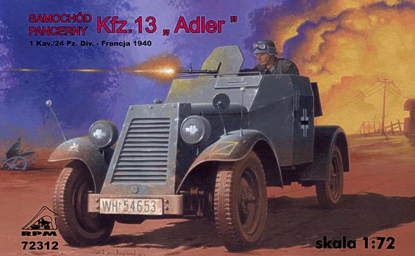RPM 72312 1:72 Armored Car Kfz.13 'Adler'