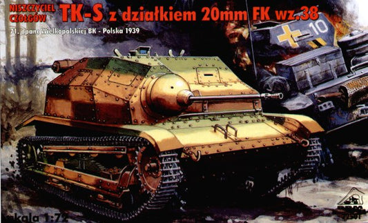 RPM 72501 1:72 Tankietka TK-S with 20mm Fk wz.38