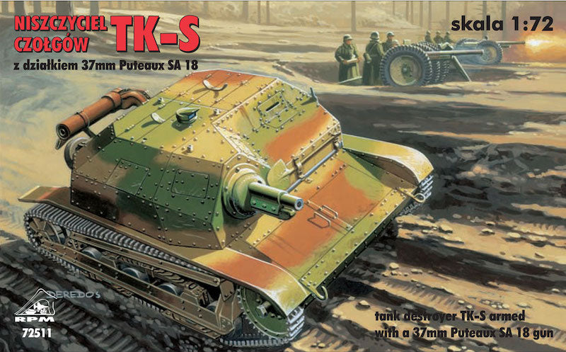 RPM 72511 1:72 TK-S with 37mm SA 18 gun