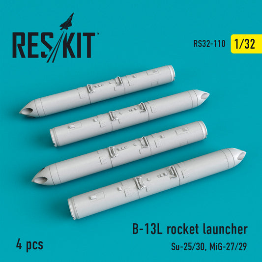 ResKit RS32-0110 1:32 B-13L Rocket Launcher (4 pcs)