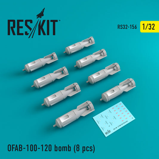 ResKit RS32-156 1:32 OFAB-100-120 bomb (8 pcs)