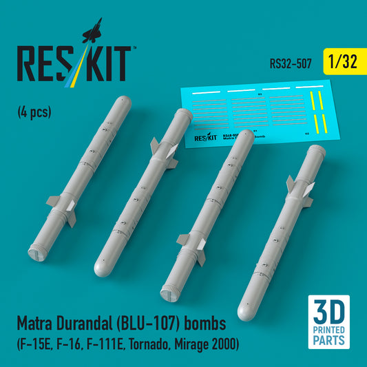 ResKit RS32-507 1:32 Matra Durandal (BLU-107) bombs (4 pcs)