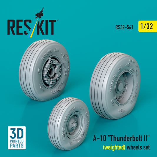 ResKit RS32-541 1:32 Fairchild A-10 Thunderbolt II (weighted) wheels set