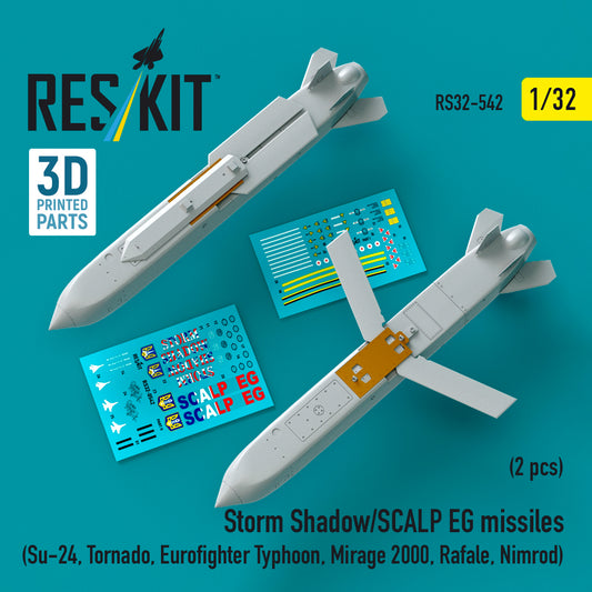 ResKit RS32-0542 1:32 Storm Shadow/SCALP EG missiles (2 pcs)