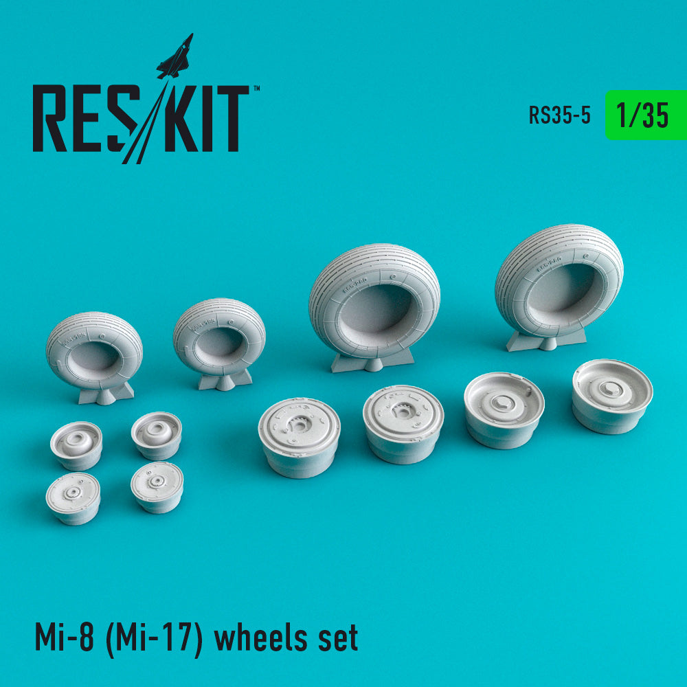ResKit RS35-0005 1:35 Mil Mi-8 (Mi-17) wheels set (1/35) wheels set