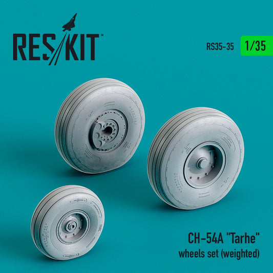 ResKit RS35-35 1:35 CH-54A Tarhe wheels set (bulged tyre/weighted effect)