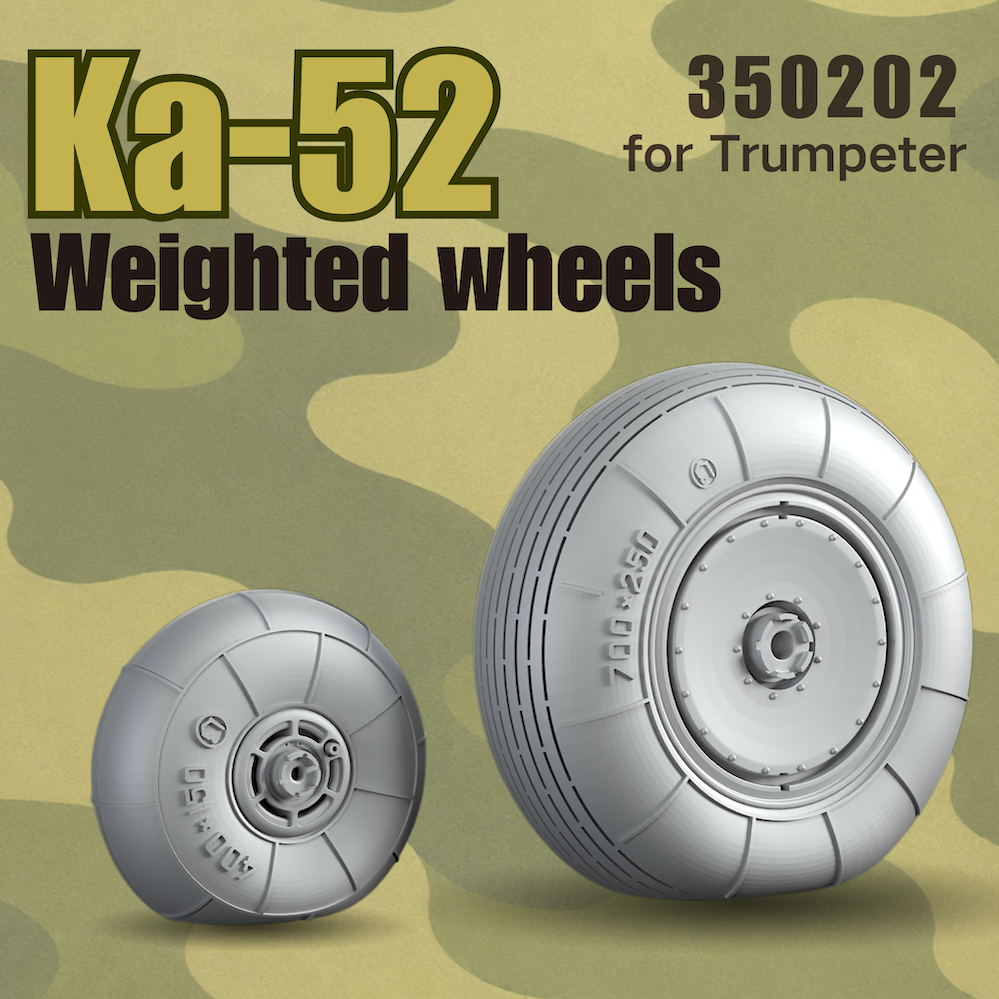 Rockit Studio RS350202 1:35 Kamov Ka-52 weighted wheels