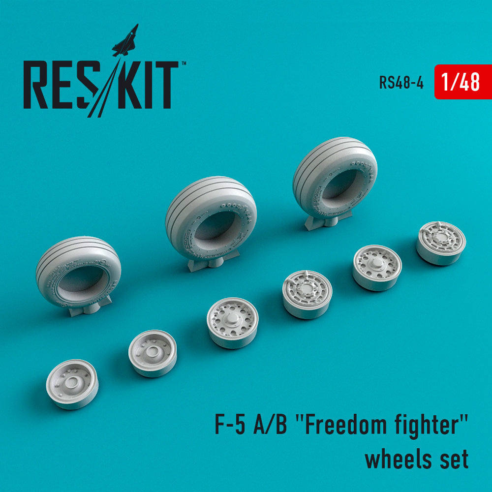 ResKit RS48-0004 1:48 Northrop F-5A/F-5B Freedom fighter wheels set