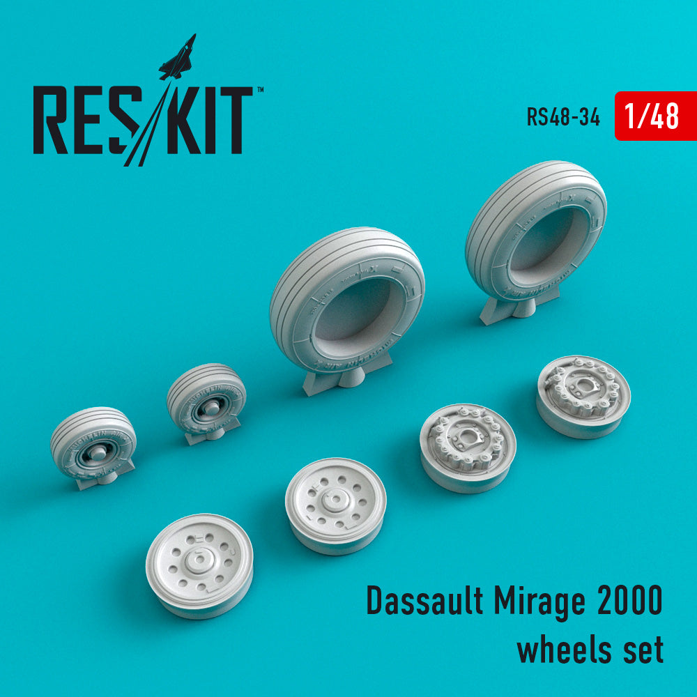 ResKit RS48-0034 1:48 Dassault-Mirage 2000 wheels set