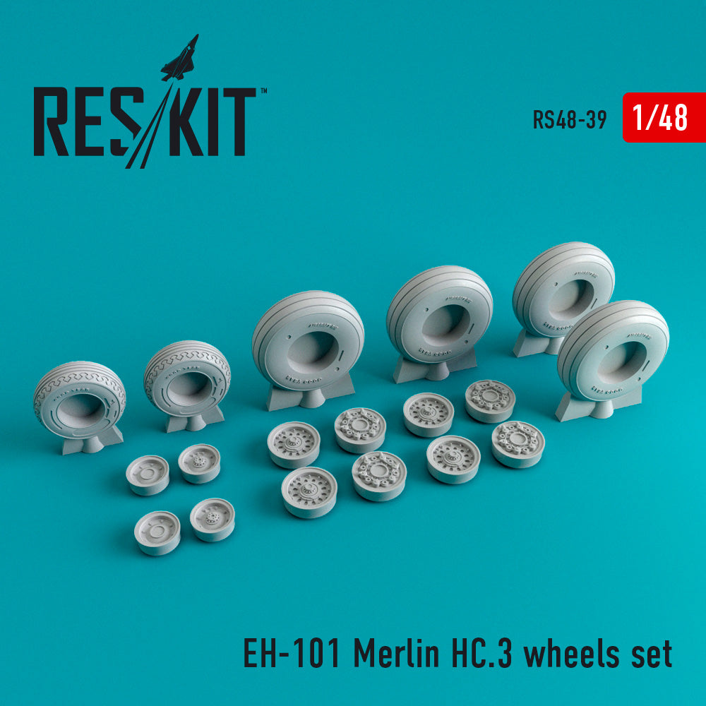ResKit RS48-0039 1:48 Agusta-Westland Merlin HC.3 wheels set