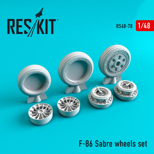 ResKit RS48-0078 1:48 North-American F-86 Sabre wheels set